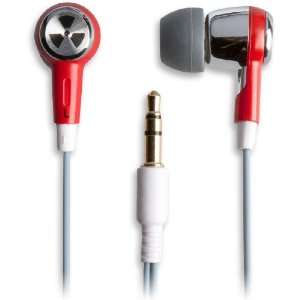  iFrogz EarPollution 3.5 mm Headphones   Red/Silver Cell 