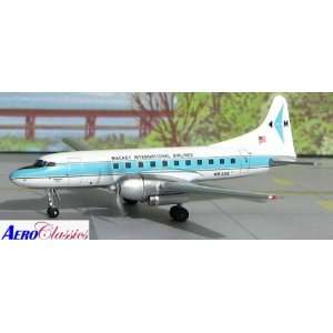  Aeroclassics Mackey Intl Airlines CV 440 Model Airplane 