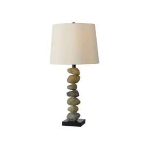  Kenroy Home Rubble Table Lamp   Stone Finish