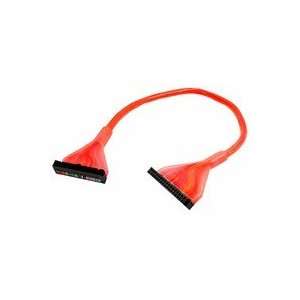    Cable, Rounded, UV Red, Single Floppy Drive, 18, 3.5 Electronics