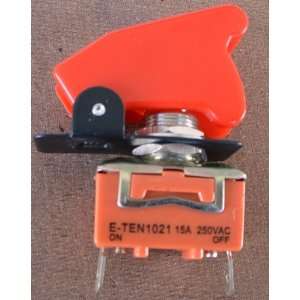   Red Toggle Switch  Safety Aircraft Style Flip Cover: Automotive