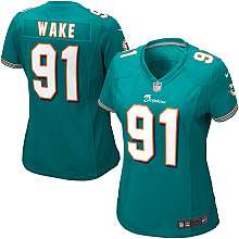 Womens Nike Miami Dolphins Cameron Wake Game Team Color Jersey 