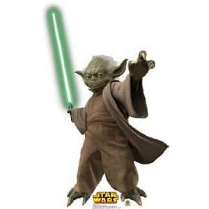  Star Wars Yoda Life Size Cardboard Stand Up Toys & Games