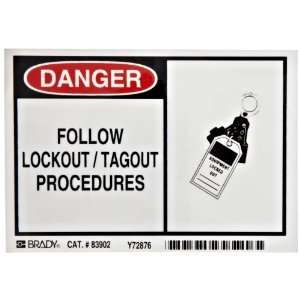   Follow Lockout/Tagout Procedures (with Picto):  Industrial