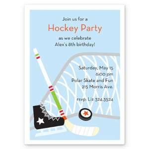  Hockey Star Party Invitation Birthday Invitation 