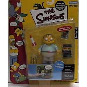   : The Simpsons World of Springfield Ralph Wiggum Figure: Toys & Games