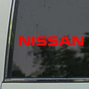  Nissan Red Decal GTR SE R S15 S13 350Z Window Red Sticker 