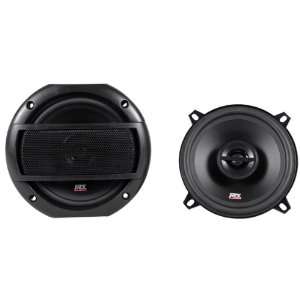   Car Audio Speakers + 5 1/4 Grilles with Polypropylene Cone: Car