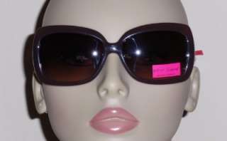 Betsey Johnson Oversized Sunglasses W/ Rose Print Arms  
