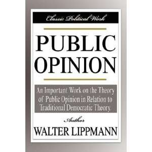  Public Opinion [Hardcover] Walter Lippmann Books