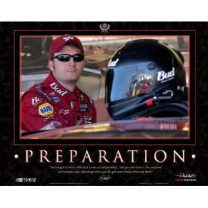    #8 Dale Earnhardt Jr Preparation Framed Poster