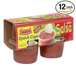 Good Groceries Salsa Cups, Medium, 14 Ounces (Pack of 12)  