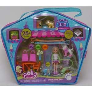   Polly Pocket Glitz & Glam Pets Dog Gone Fun!   bue case: Toys & Games