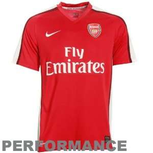 Nike Arsenal Red Home Performance Soccer Jersey:  Sports 