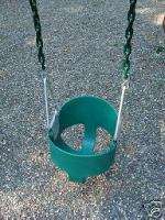 INFANT SWING w/coated chains GREEN, YELLOW, BLUE  