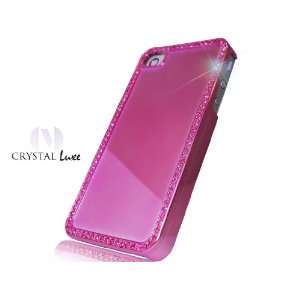 iPhone 4S / 4 Novoskins Crystal Luxe Chrome Pink Hard Case