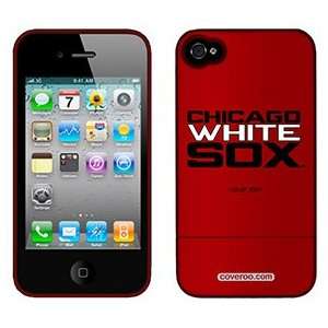  Chicago White Sox bigger text on Verizon iPhone 4 Case by 