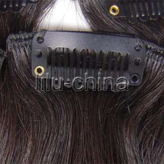   on Straight Human Hair Extensions in 5 Colors ,100g with clips  
