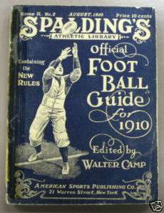 1910 Spaldings Football Guide Eastern Region  