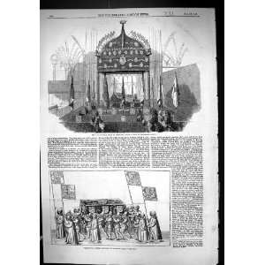  1852 Body Monk Duke Albemarle Westminster Abbey Funeral 