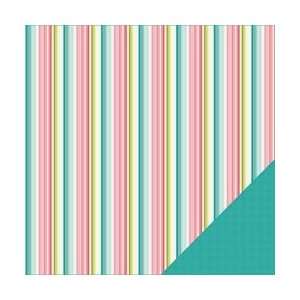 Bugs In A Rug Chloe Double Sided Paper 12X12 Stripe; 25 Items/Order 