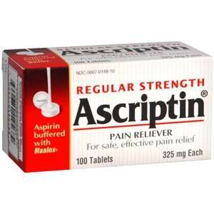 PACK OF 3 EACH ASCRIPTIN REG STR TAB 100TB PT#67014568  