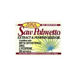  Saw Palmetto Extract with Pumpkin Seed Oil Fortified with 