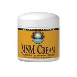 MSM Cream 2 oz   Source Naturals
