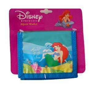  Childrens Bi Fold Wallet   Disneys Princesses Blue: Toys 