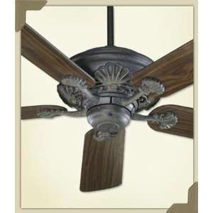 Quorum 89525 44 52 Saxony Ceiling Fan, Toasted Sienna Finish with 