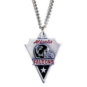    Atlanta Falcons NFL Pewter Logo Necklace: Sports & Outdoors