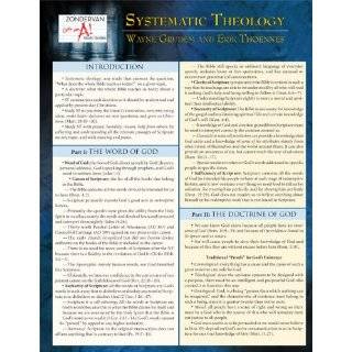 Systematic Theology Laminated Sheet (Zondervan Get an A Study Guides 