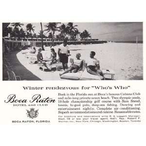   1960 Boca Raton Winter rendezvous for Whos Who. Boca Raton Books