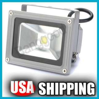 10W Pure White High Power LED Flood Wash Light Lamp Outdoor Waterproof 