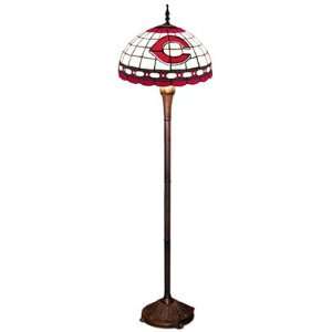 Cincinnati Reds Tiffany Floor Lamp 