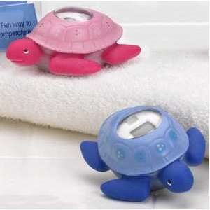 Pink Turtle Safety Bathtub Bath Tub Thermometer Baby