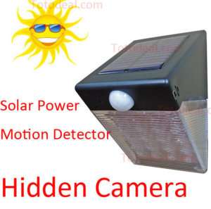 LED Solar Light Hidden Camera DVR w/Surveillance System  