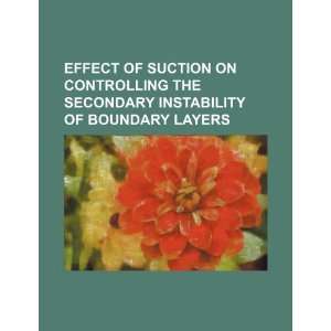  Effect of suction on controlling the secondary instability 