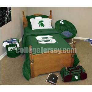  Michigan State Spartans Queen Bed in a Bag Memorabilia 