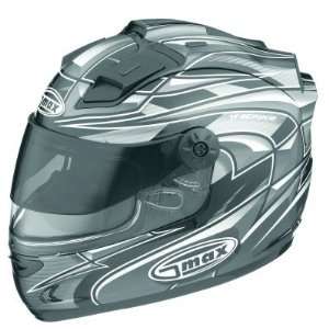 Gmax GM68S Max Graphic Black Full Face Snow Helmet Dual Lens:  