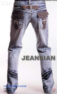   Designer Jeans Denim Pant Stylish 30,31,32,34,36,W38 ~USA Seller