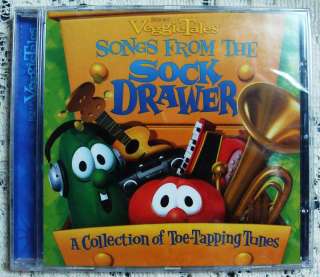 Veggie Tales Songs From sock Drawer CD   (SEALED)  