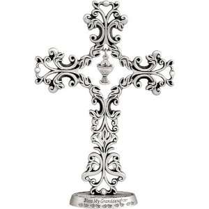   Granddaughter Filigree Cross with Chalice   5 inches