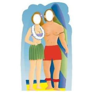  Surfboard Couple Stand In 74 Tall (1 per package) Toys 