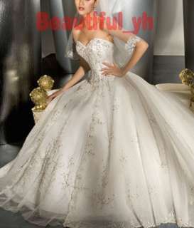 2012 Design Elegant weiß Brautkleider HochzeitKleid Ballkleid 