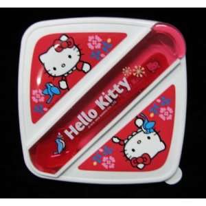    Hello Kitty Pink Bento Box Lunch Food Container: Toys & Games
