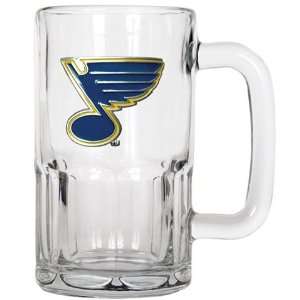    Saint Louis Blues St Large Glass Beer Mug: Sports & Outdoors