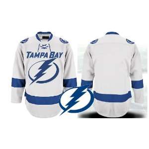  Bay Lightning Authentic NHL Jerseys Blank AWAY White Hockey Jersey 