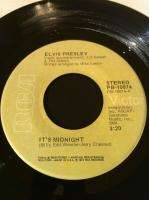 Elvis Presley   Its Midnight / Promised Land   RCA 45  