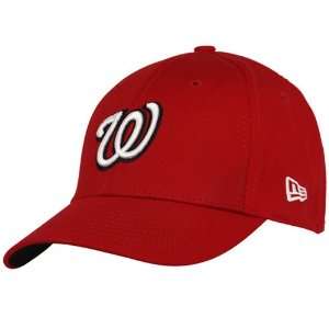   Washington Nationals Youth Red Tie Breaker 39THIRTY Stretch Fit Hat